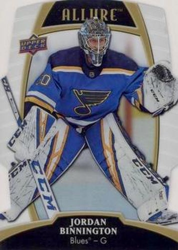 #48 Jordan Binnington - St. Louis Blues - 2019-20 Upper Deck Allure - White Rainbow Hockey