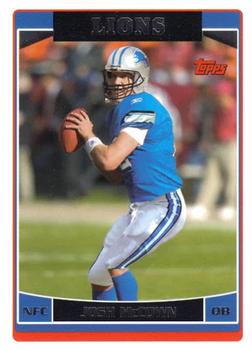 #48 Josh McCown - Detroit Lions - 2006 Topps Football