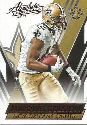 #48 Marques Colston - New Orleans Saints - 2014 Panini Absolute - Red Football