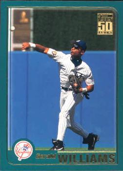 #T48 Gerald Williams - New York Yankees - 2001 Topps Traded & Rookies Baseball
