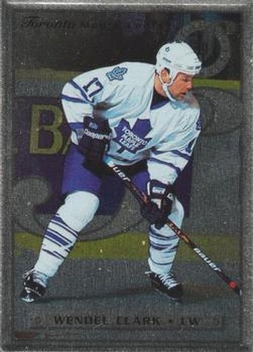 #48 Wendel Clark - Toronto Maple Leafs - 1996-97 Leaf Preferred - Steel Hockey