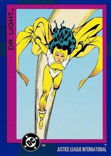 #48 Dr. Light - 1993 SkyBox DC Cosmic Teams