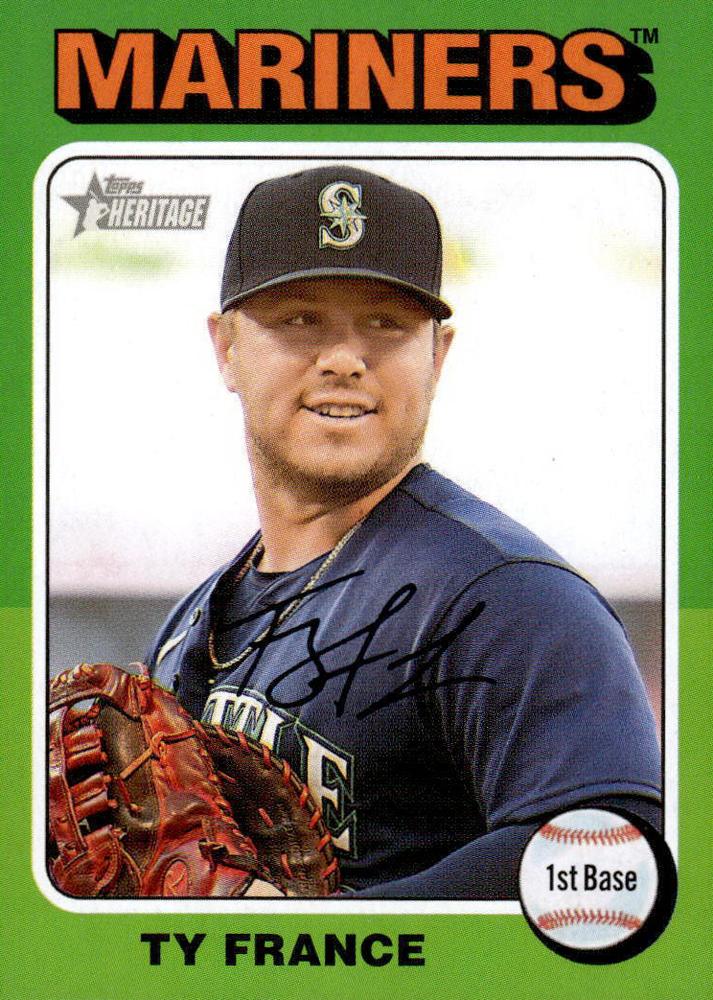 #48 Ty France - Seattle Mariners - 2024 Topps Heritage Baseball