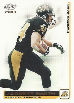 #48 Jarrett Smith - Hamilton Tiger-Cats - 2003 Pacific CFL Football