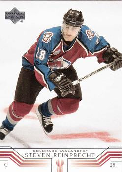 #48 Steven Reinprecht - Colorado Avalanche - 2001-02 Upper Deck Hockey