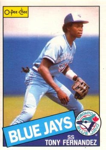#48 Tony Fernandez - Toronto Blue Jays - 1985 O-Pee-Chee Baseball