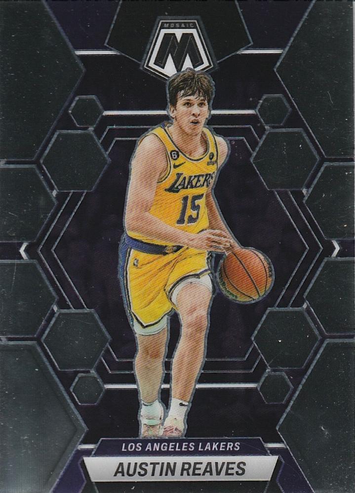 #48 Austin Reaves - Los Angeles Lakers - 2022-23 Panini Mosaic Basketball