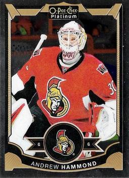 #48 Andrew Hammond - Ottawa Senators - 2015-16 O-Pee-Chee Platinum Hockey