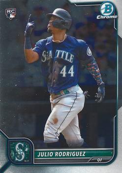 #48 Julio Rodriguez - Seattle Mariners - 2022 Bowman Chrome Baseball
