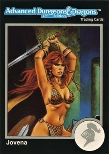 #490 Jovena - 1991 TSR Advanced Dungeons & Dragons - Silver