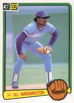 #490 U.L. Washington - Kansas City Royals - 1983 Donruss Baseball