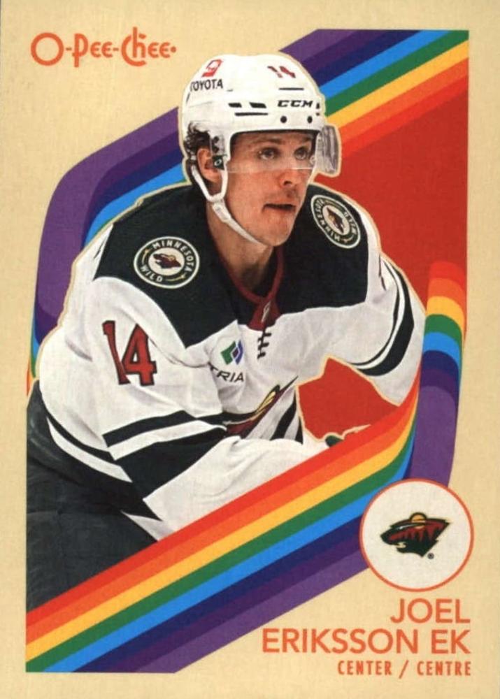 #490 Joel Eriksson Ek - Minnesota Wild - 2023-24 O-Pee-Chee - Retro Hockey