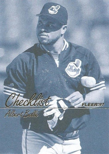 #491 Albert Belle - Cleveland Indians - 1997 Fleer Baseball