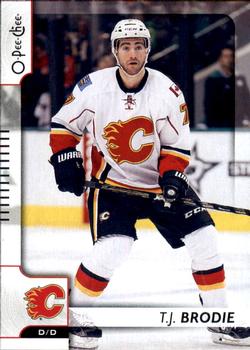 #491 T.J. Brodie - Calgary Flames - 2017-18 O-Pee-Chee Hockey