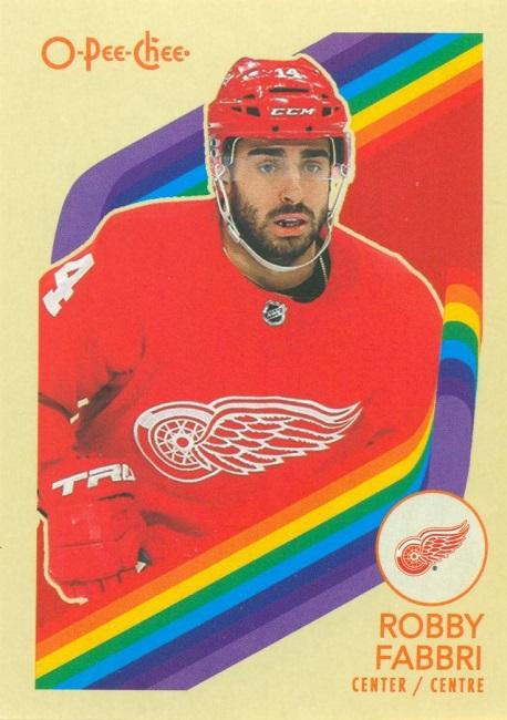 #491 Robby Fabbri - Detroit Red Wings - 2023-24 O-Pee-Chee - Retro Hockey