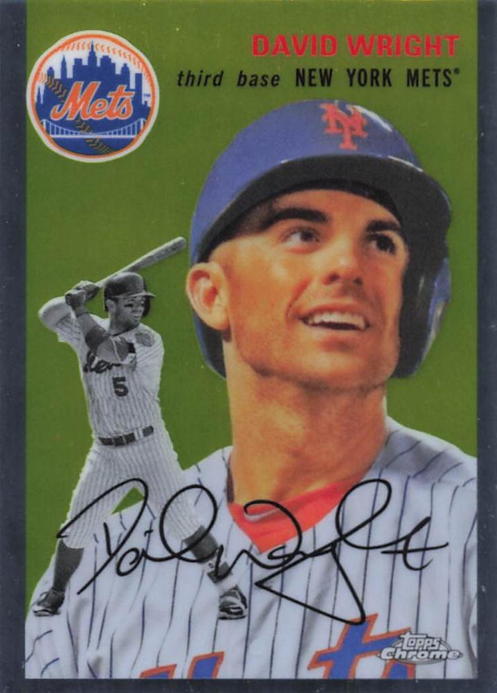 #492 David Wright - New York Mets - 2023 Topps Chrome Platinum Anniversary Baseball