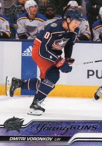 #492 Dmitri Voronkov - Columbus Blue Jackets -2023-24 Upper Deck Hockey