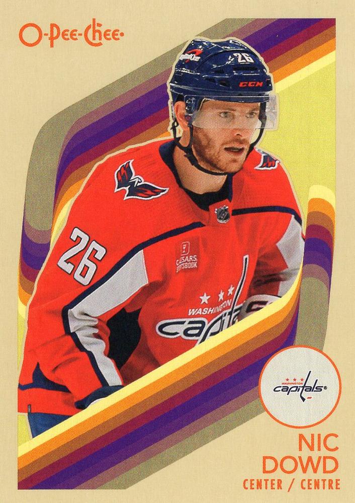 #493 Nic Dowd - Washington Capitals - 2023-24 O-Pee-Chee - Retro Hockey