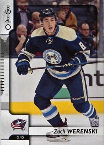 #495 Zach Werenski - Columbus Blue Jackets - 2017-18 O-Pee-Chee Hockey