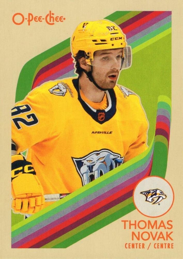 #495 Thomas Novak - Nashville Predators - 2023-24 O-Pee-Chee - Retro Hockey