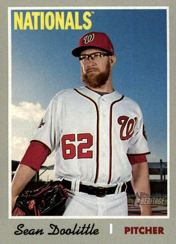#495 Sean Doolittle - Washington Nationals - 2019 Topps Heritage Baseball