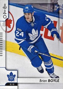 #496 Brian Boyle - Toronto Maple Leafs - 2017-18 O-Pee-Chee Hockey