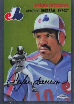 #496 Andre Dawson - Montreal Expos - 2023 Topps Chrome Platinum Anniversary Baseball