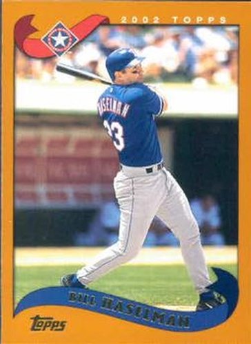 #496 Bill Haselman - Texas Rangers - 2002 Topps Baseball