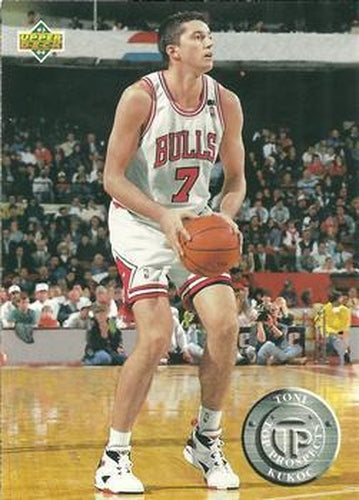 #496 Toni Kukoc - Chicago Bulls - 1993-94 Upper Deck Basketball
