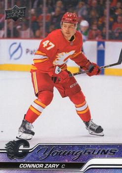 #496 Connor Zary - Calgary Flames - 2023-24 Upper Deck Hockey