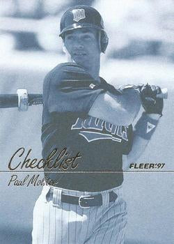 #496 Paul Molitor - Minnesota Twins - 1997 Fleer Baseball