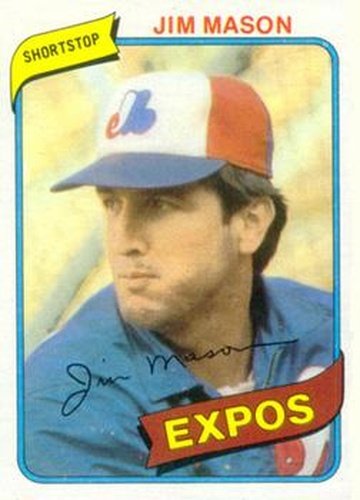 #497 Jim Mason - Montreal Expos - 1980 Topps Baseball
