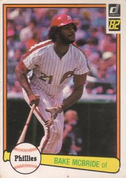 #497 Bake McBride - Philadelphia Phillies - 1982 Donruss Baseball