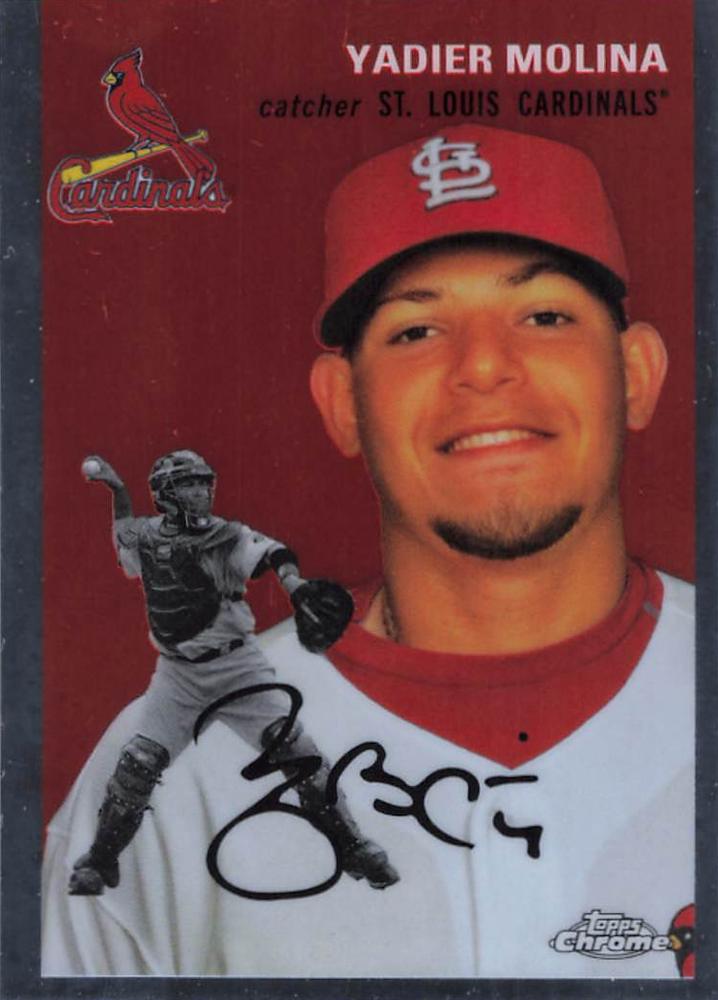 #499 Yadier Molina - St. Louis Cardinals - 2023 Topps Chrome Platinum Anniversary Baseball