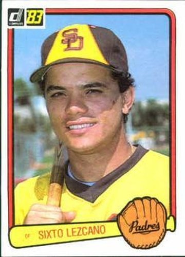 #499 Sixto Lezcano - San Diego Padres - 1983 Donruss Baseball