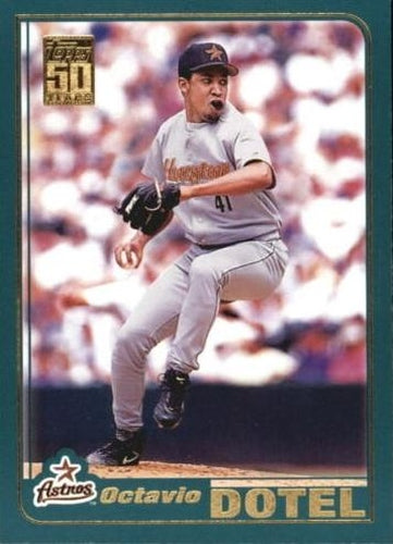 #499 Octavio Dotel - Houston Astros - 2001 Topps Baseball