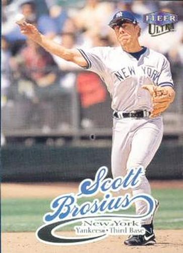 #49 Scott Brosius - New York Yankees - 1999 Ultra Baseball