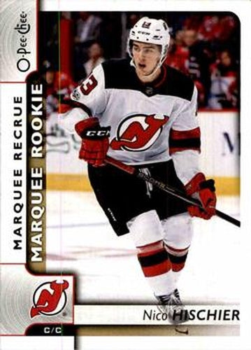 #649 Nico Hischier - New Jersey Devils - 2017-18 O-Pee-Chee Hockey