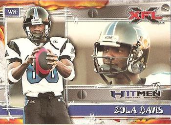 #49 Zola Davis - New York-New Jersey Hitmen - 2001 Topps XFL Football