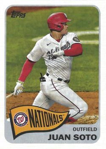 #T65-49 Juan Soto - Washington Nationals - 2021 Topps - 1965 Topps Redux Baseball