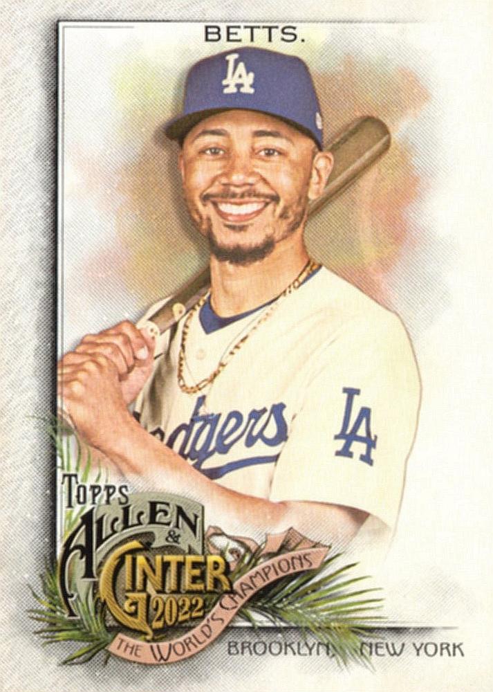 #49 Mookie Betts - Los Angeles Dodgers - 2022 Topps Allen & Ginter Baseball