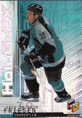 #49 Jeff Friesen - San Jose Sharks - 1999-00 Upper Deck HoloGrFX Hockey