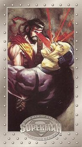 #49 Mongul! - 1994 SkyBox Superman Man of Steel Platinum Series