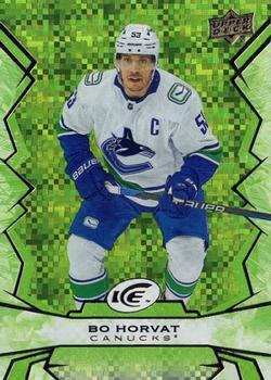 #49 Bo Horvat - Vancouver Canucks - 2022-23 Upper Deck Ice - Green Hockey