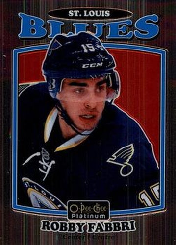#R-49 Robby Fabbri - St. Louis Blues - 2016-17 O-Pee-Chee Platinum - Retro Hockey