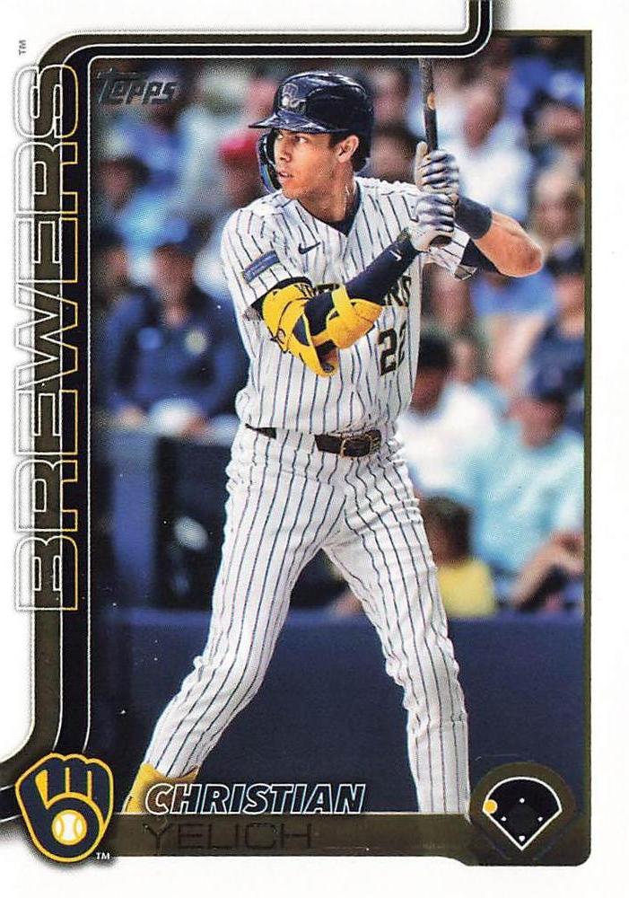 #49 Christian Yelich - Milwaukee Brewers - 2025 Topps Baseball