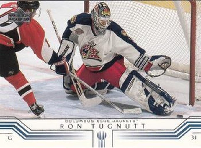 #49 Ron Tugnutt - Columbus Blue Jackets - 2001-02 Upper Deck Hockey