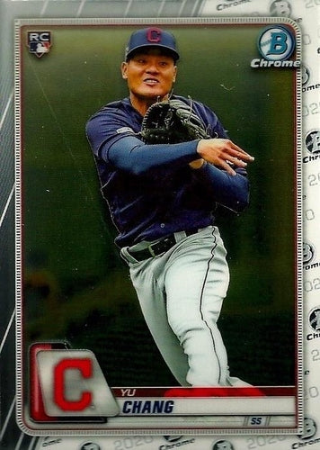 #49 Yu Chang - Cleveland Indians - 2020 Bowman Chrome Baseball