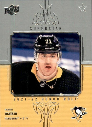 #HR-49 Evgeni Malkin - Pittsburgh Penguins - 2021-22 Upper Deck - Honor Roll Hockey