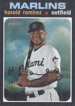 #49 Harold Ramirez - Miami Marlins - 2020 Topps Heritage Baseball